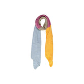 Pieces Yellow Recycled Polyester Scarf -   -  Pieces.
